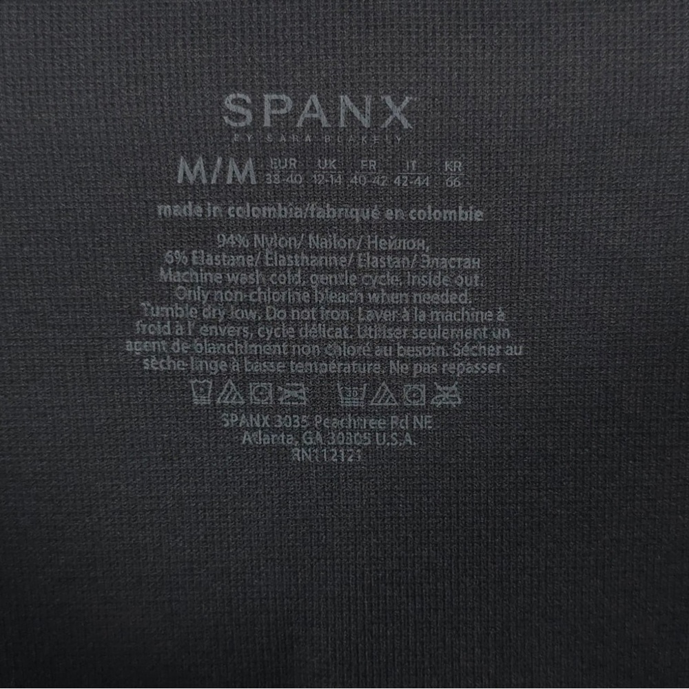 NWT SPANX BLACK CAMO Look At Me Now Seamless Leggings FL3515 Size S/P, M,L - Picture 7 of 12